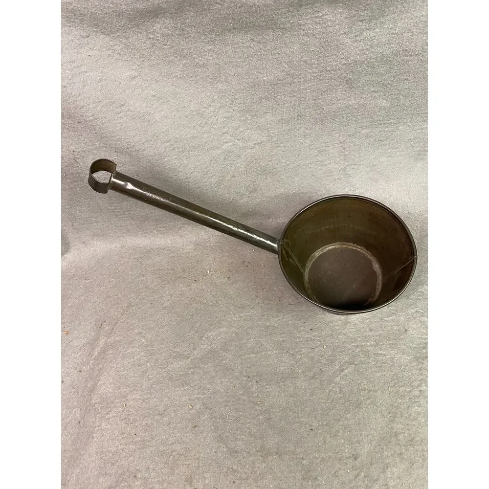 ANTIQUE TIN WATER LADLE / PAIL‎ SIGNED H.M. GOODRICH NASHUA, NH 6